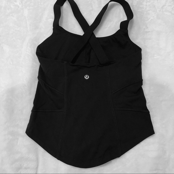 lululemon athletica Tops - Lululemon | Cropped Tank Built-in Sports Bra